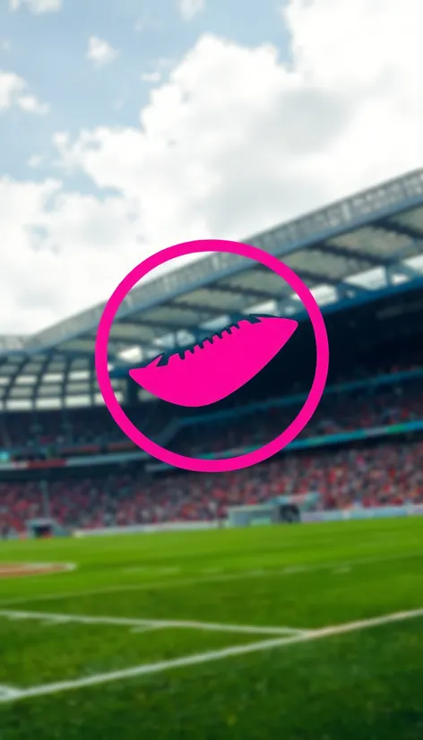 pink football logo