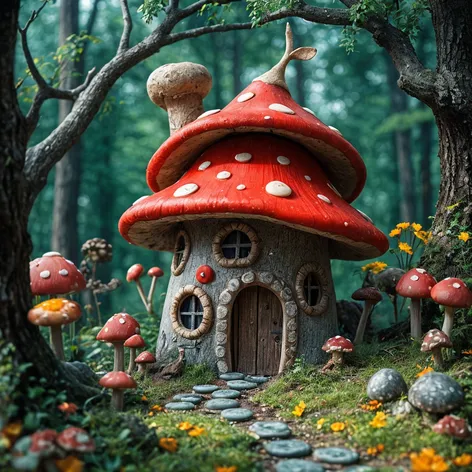 mushroom house