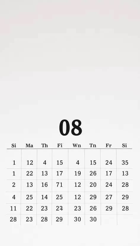 08 calendar