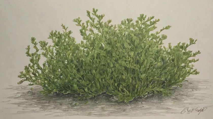 seaweed drawing