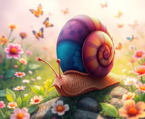 anime snail art