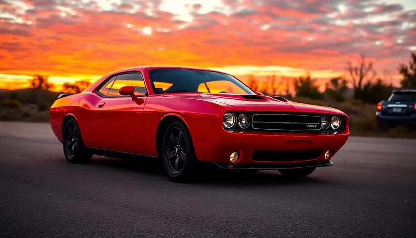 red dodge charger