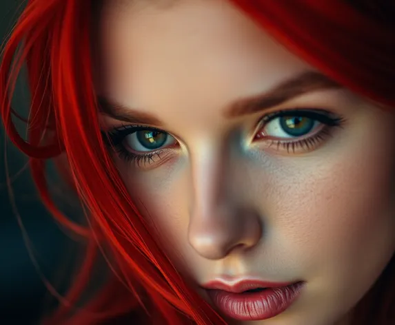 woman with red hair