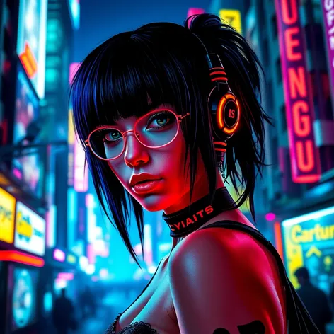 grimes cyberpunk character