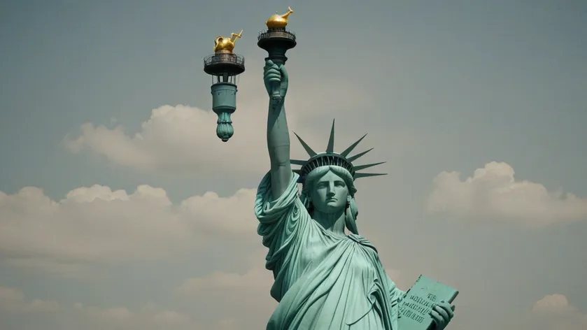 statue of liberty animation