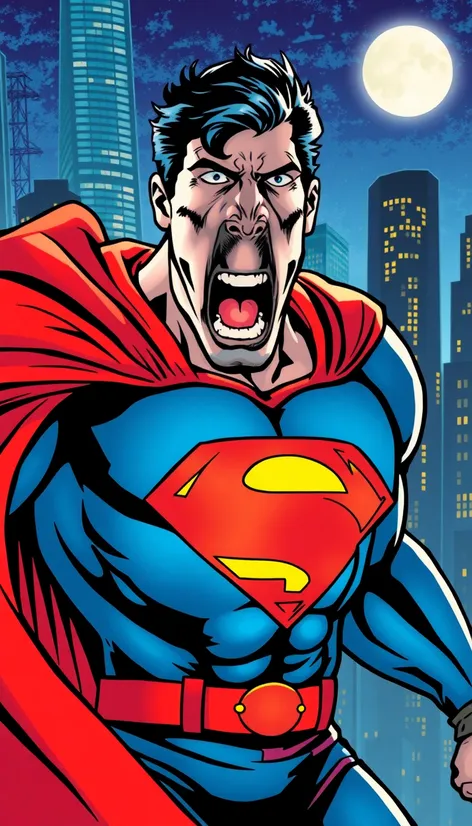 superman screaming