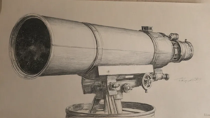 telescope drawing