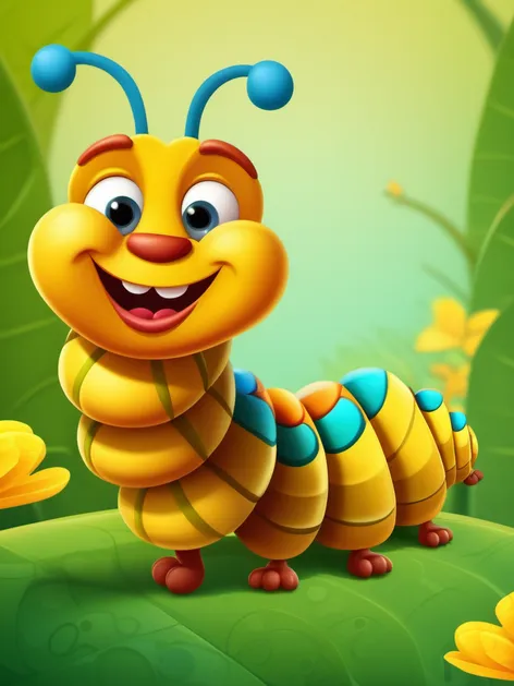 cartoon caterpillar