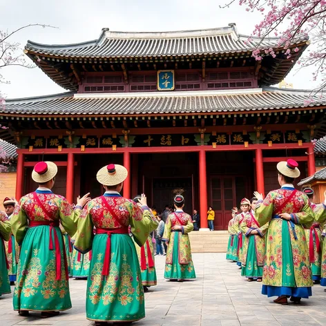 gyeongbokgung performance april