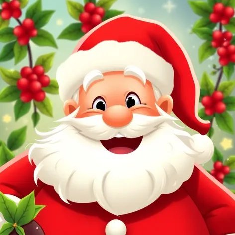 cartoon father christmas pictures