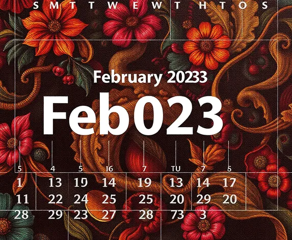 february 2023 calendar