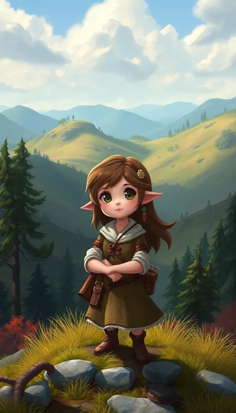 cute female halfling