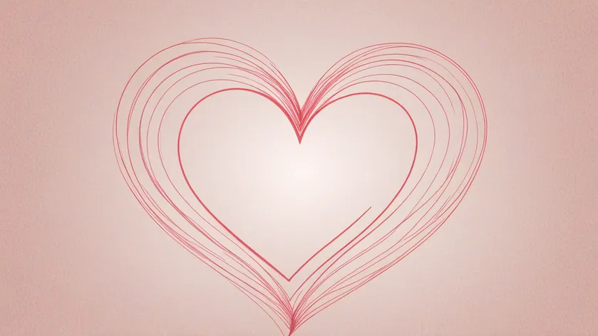 heart line art