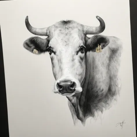 simple cow drawing