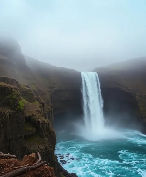 big sur waterfall