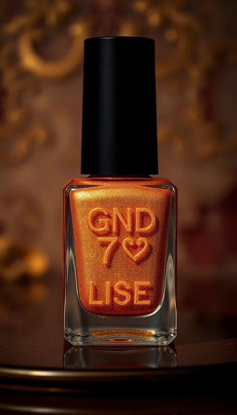 gold nail polish