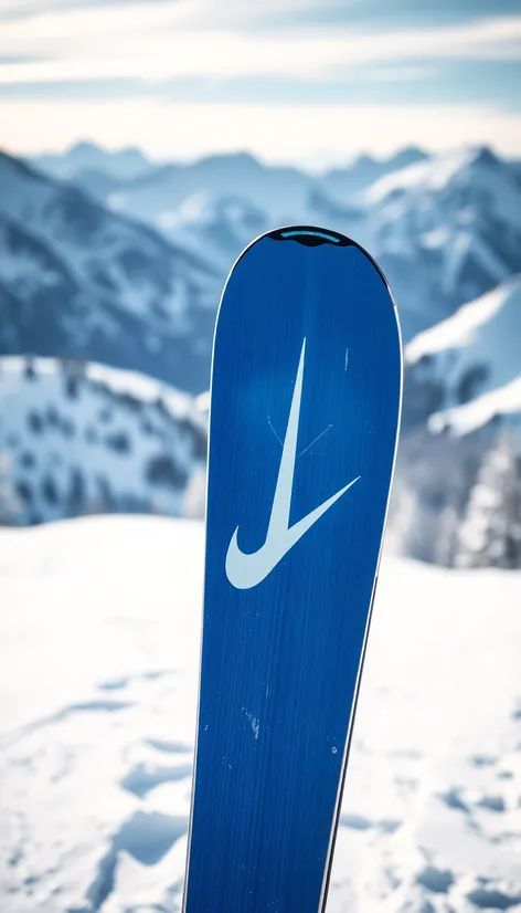 blue nike ski