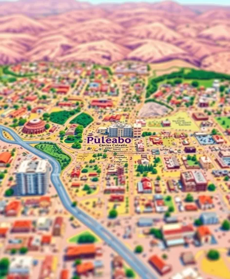 pueblo colorado map