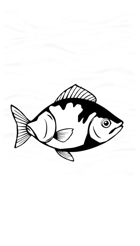 black & white fish