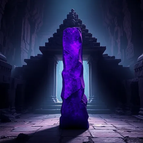 purple stone