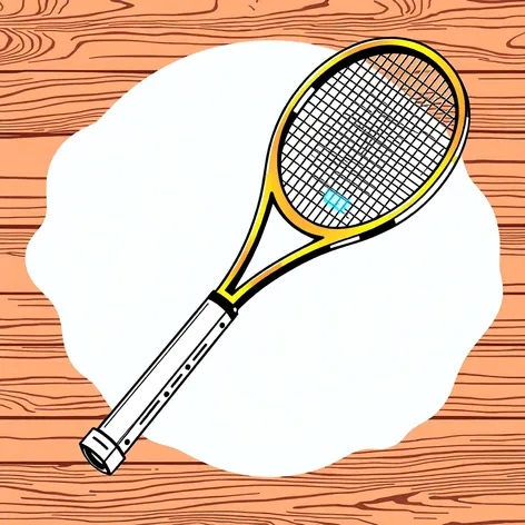 tennis raccquet drawing