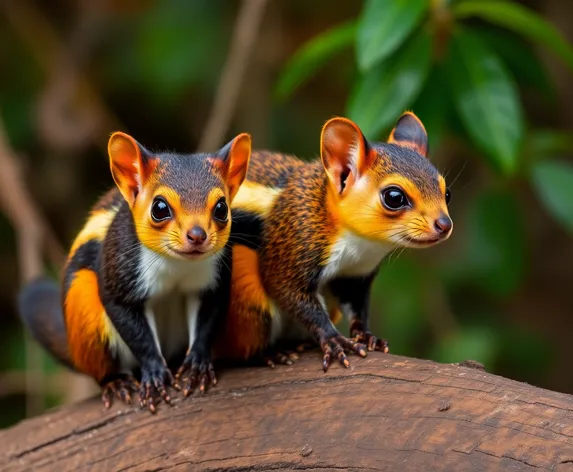 madagascar painted squirrels