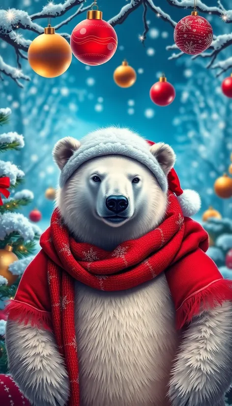 polar bear christmas decorations