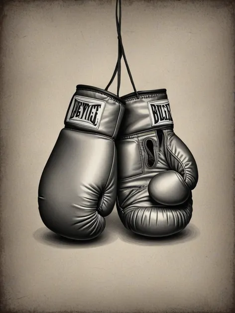 boxing gloves drawing