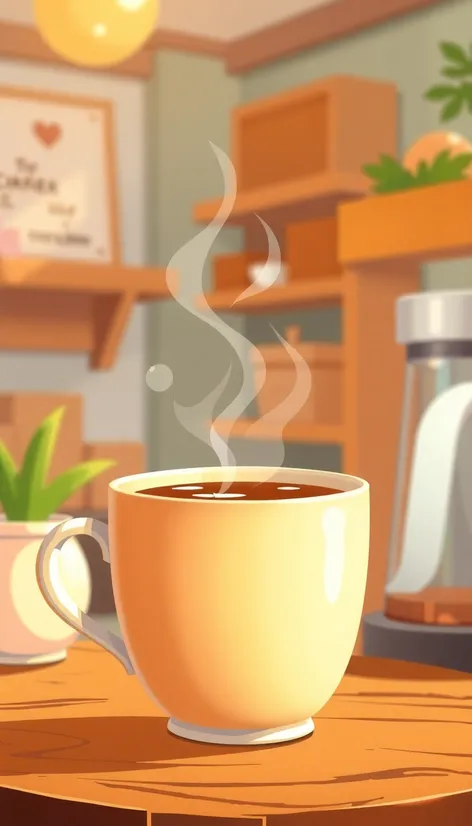 animated cup of coffee