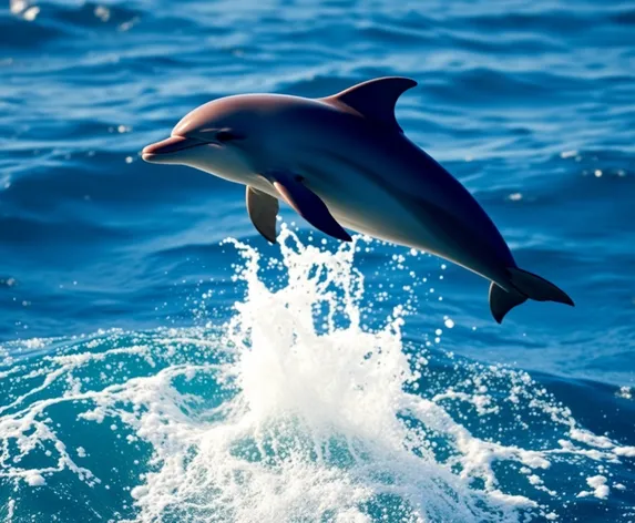 dolphin jumping out of