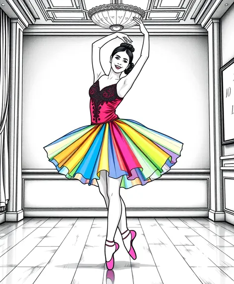 coloring pages ballet dancer