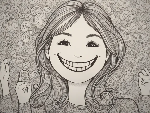 smile drawing