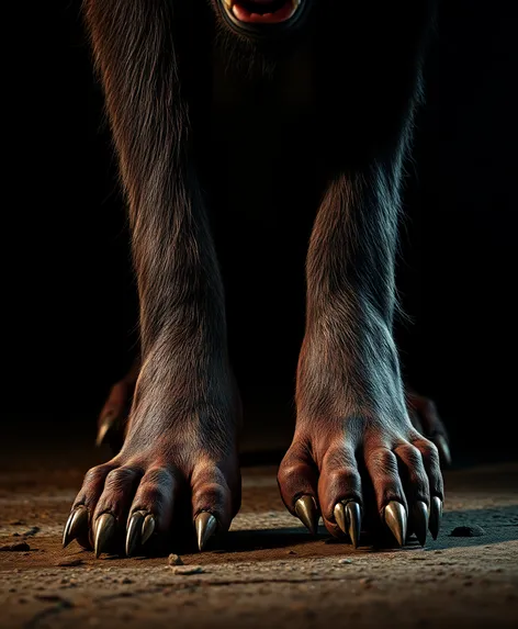 werewolf transformation feet