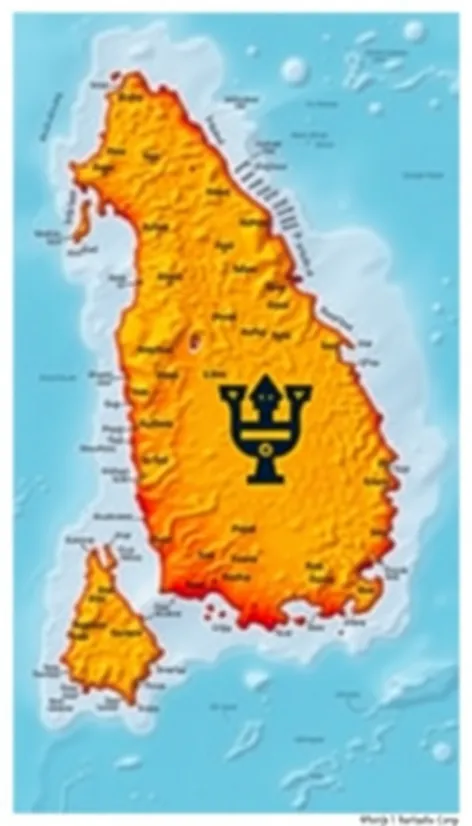 map of barbados and