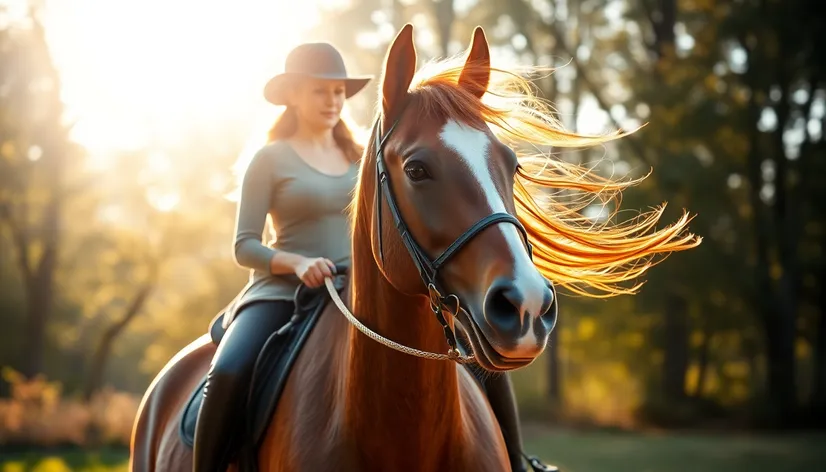 girl riding on horse