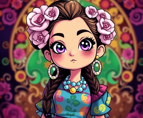 telenovela cartoon girl