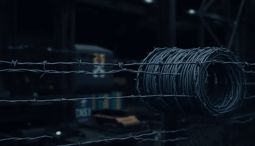 barbed wire roll