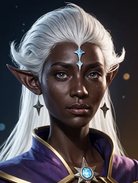 Dark skinned astral elf