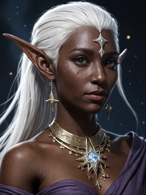 Dark skinned astral elf