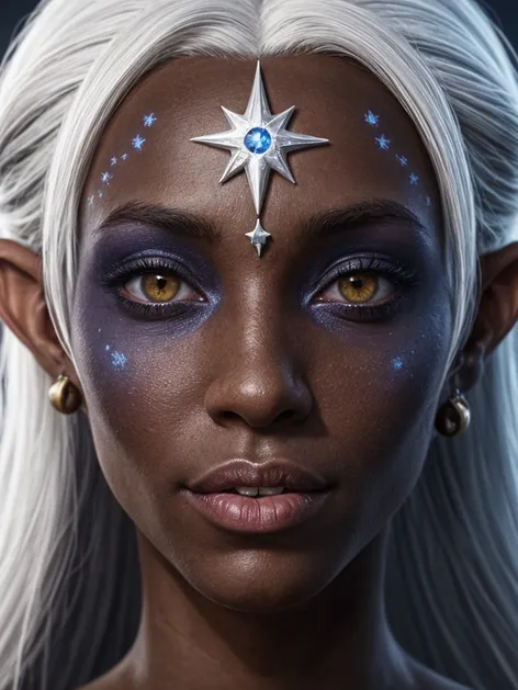 Dark skinned astral elf