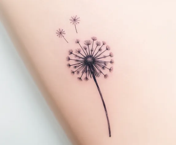 dandelion tattoo