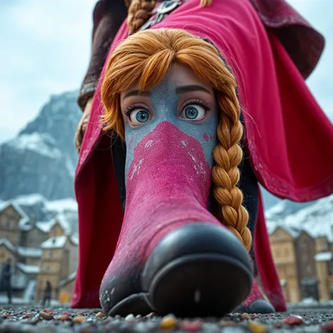 Giant Anna from frozen