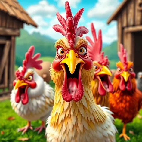 comical chicken pictures