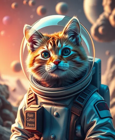 cat in space suit