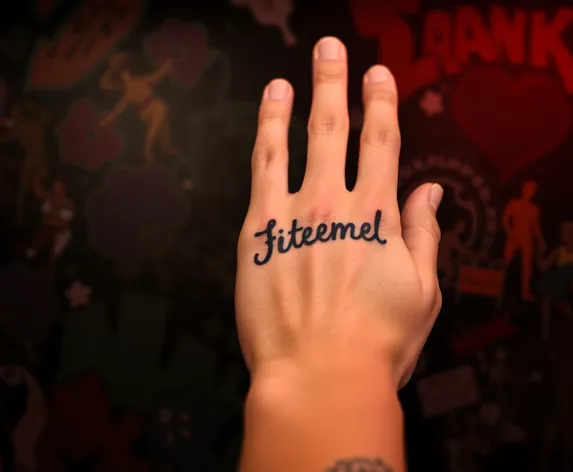 tattoo hand name