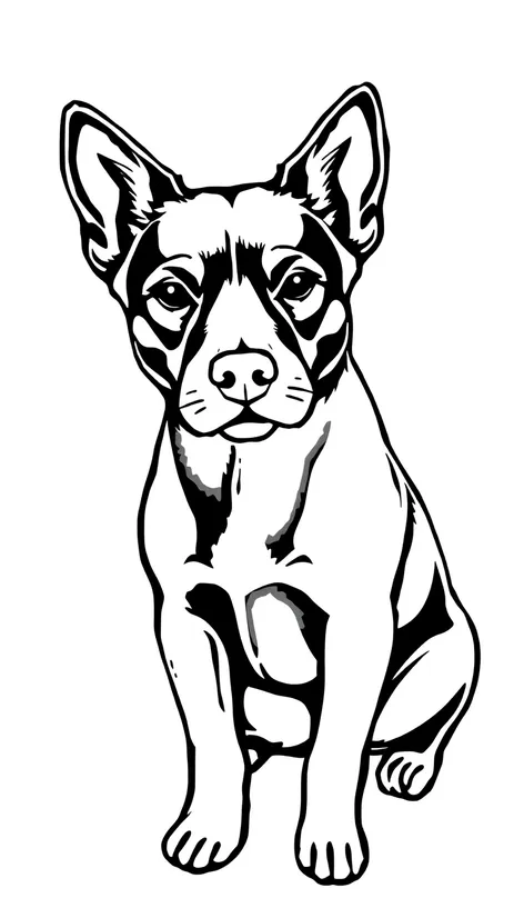 dog lineart