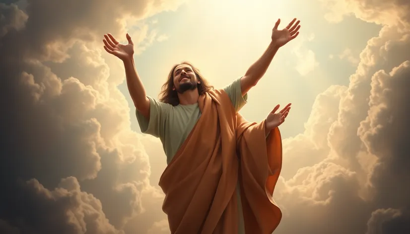 picture of jesus ascending