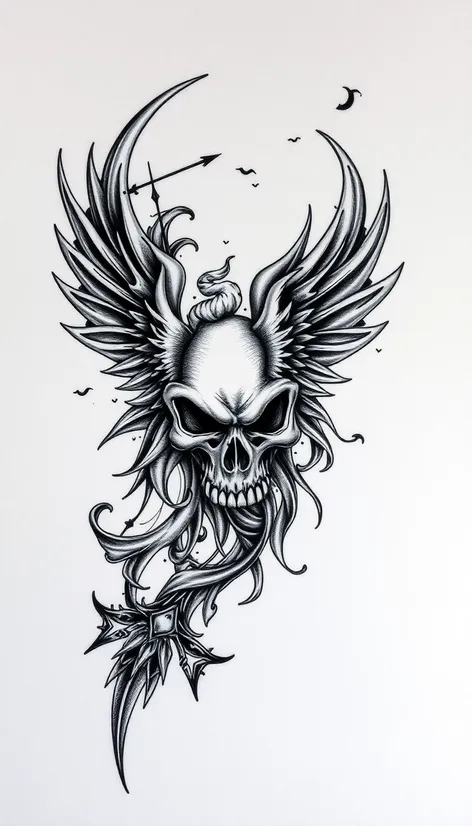 mens black tattoo designs