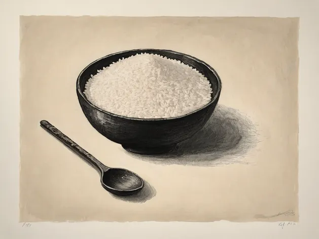 rice drawing