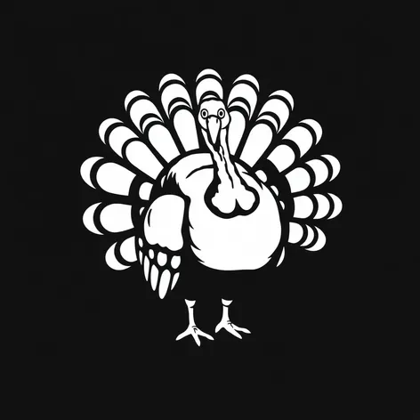 turkey clip art black